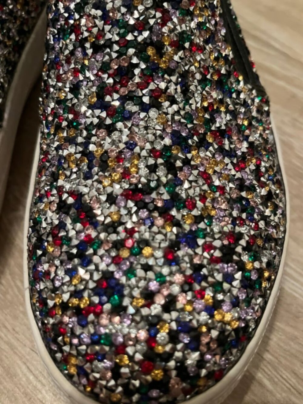 Sparkly Steve Madden Slip Ons